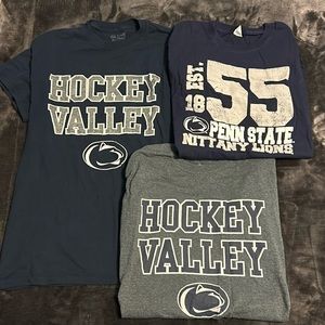 LOT of Penn State Men’s Hockey Tee’s Size M & L